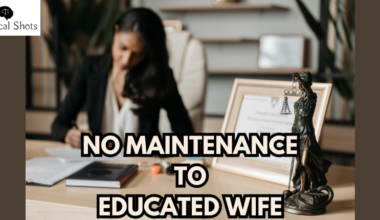 No maintenance to Educated Wife