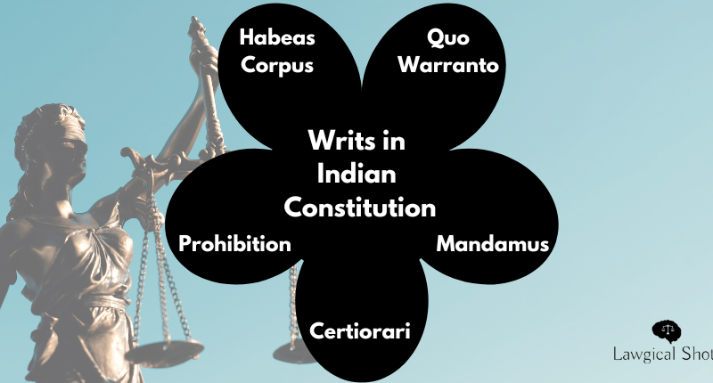 5 Types of Writs in Indian Constitution