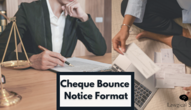 Key Pointers on Cheque Bounce Notice Format