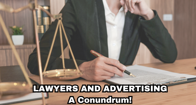 Why lawyers are not allowed to advertise