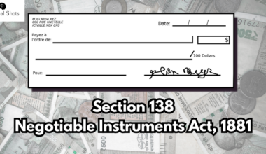 Section 138 of Negotiable Instruments Act, 1881