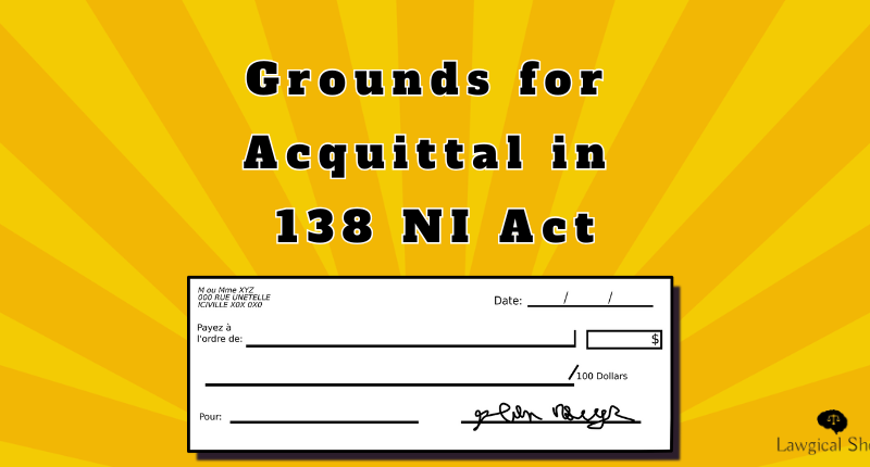 acquittal in cheque bounce case