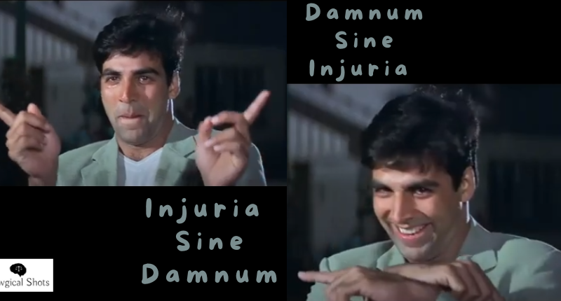 injuria sine damnum and damnum sine injuria