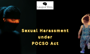 sexual harassment under pocso act