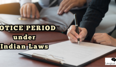 notice period under indian laws