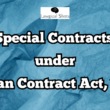 Special Contracts