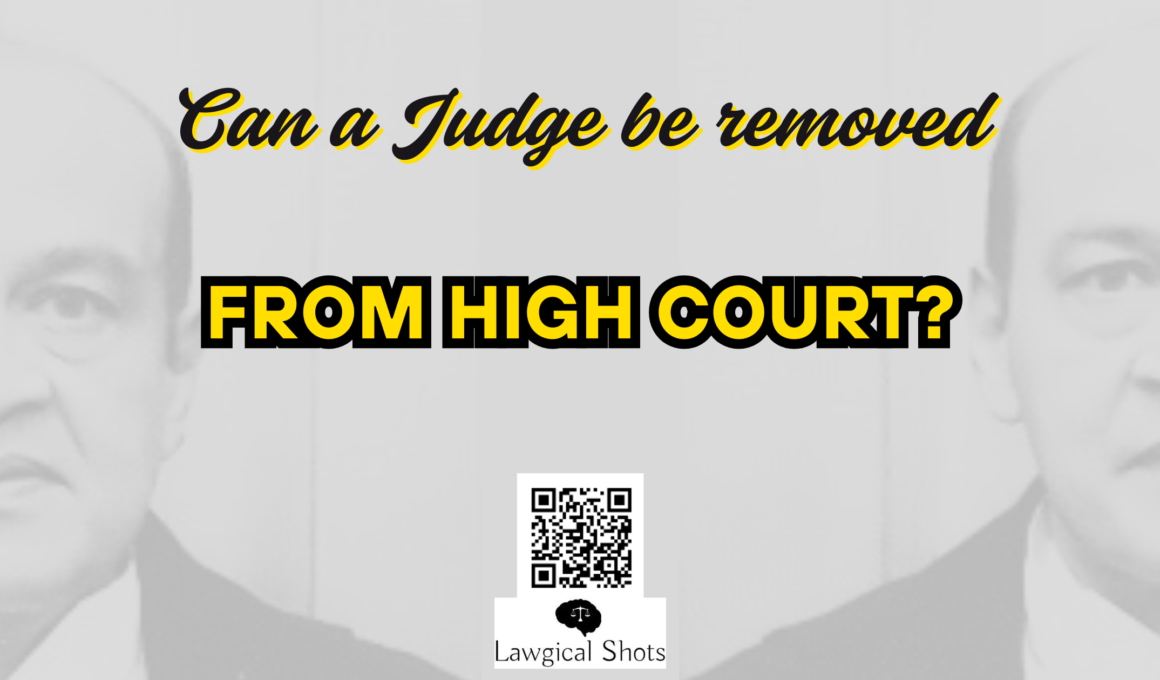 can high court judge be removed