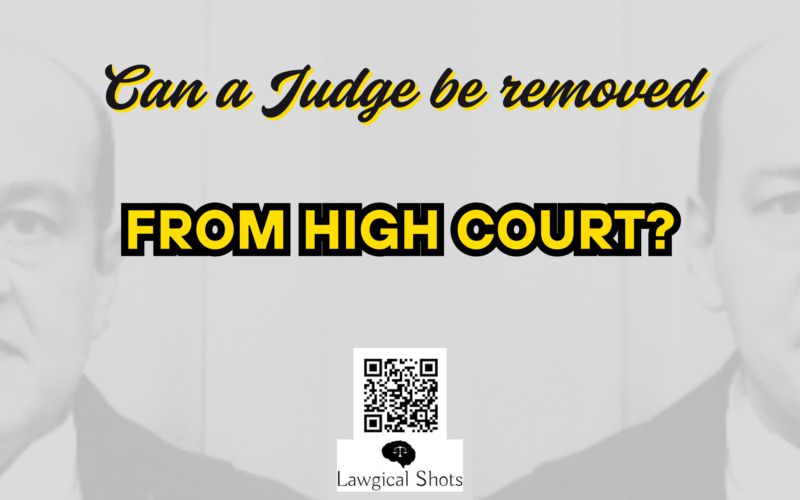 can high court judge be removed