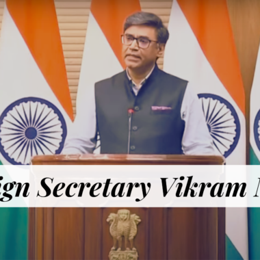 Foreign Secretary Vikram Misri
