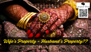 does wife's property belong to husband