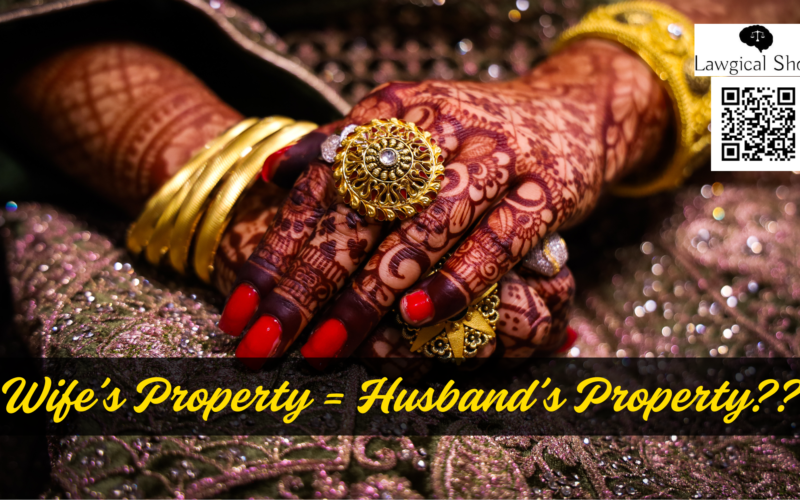 does wife's property belong to husband