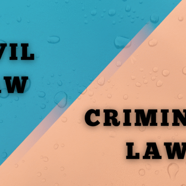civil law and criminal law difference