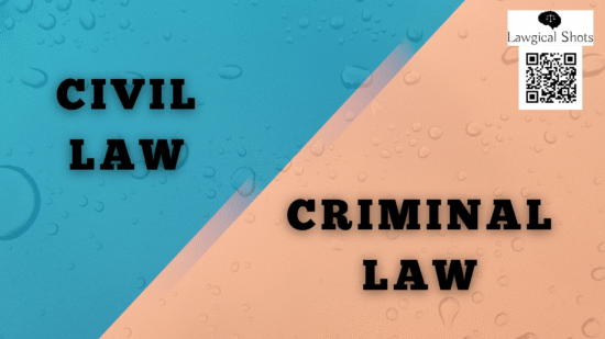 civil law and criminal law difference