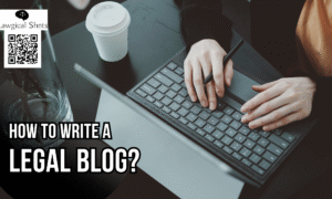 how to write a legal blog