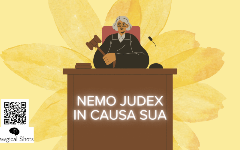 nemo judex in causa sua
