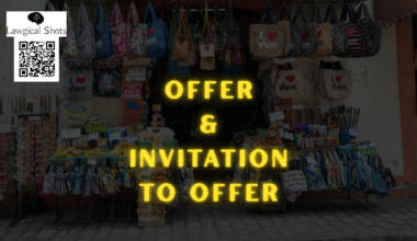 offer and invitation to offer