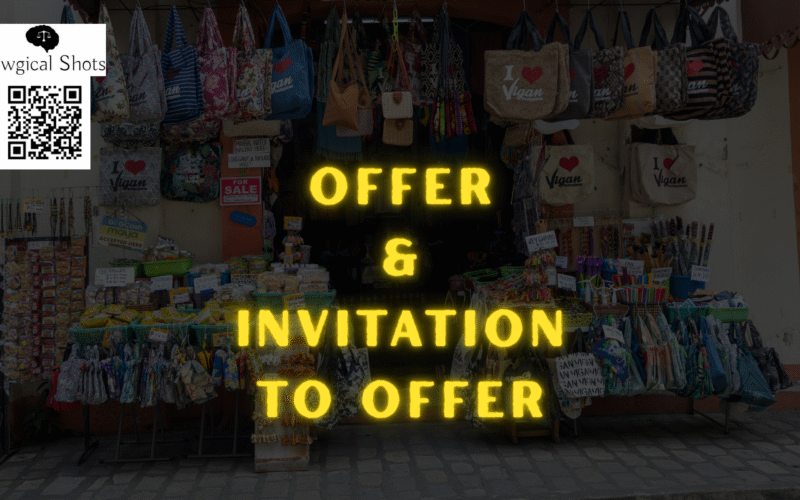 offer and invitation to offer