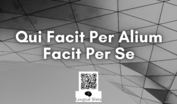 Qui Facit Per Alium Facit Per Se: Meaning, Example and Case Laws