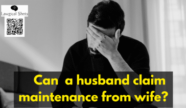 can a husband claim maintenance from wife