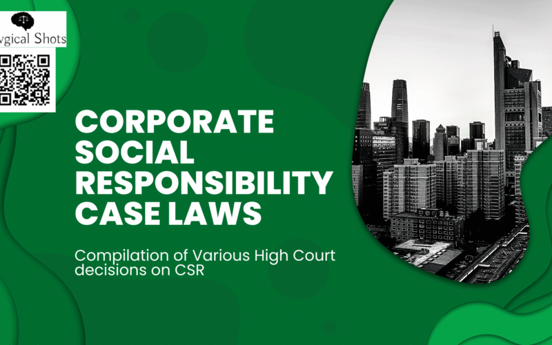 CSR case laws