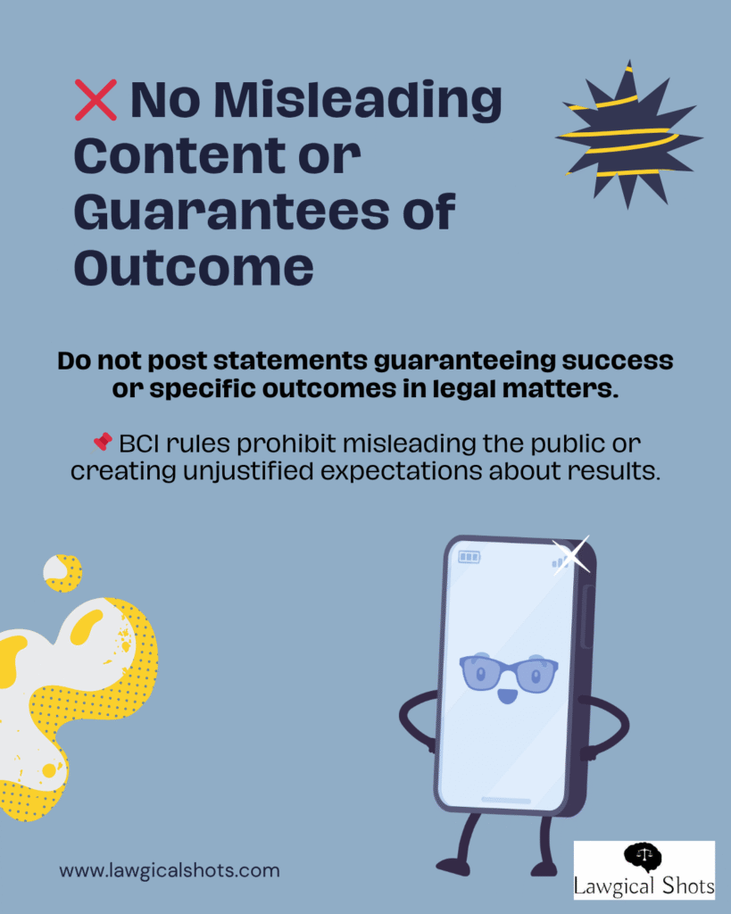 Misleading content not by Advocates