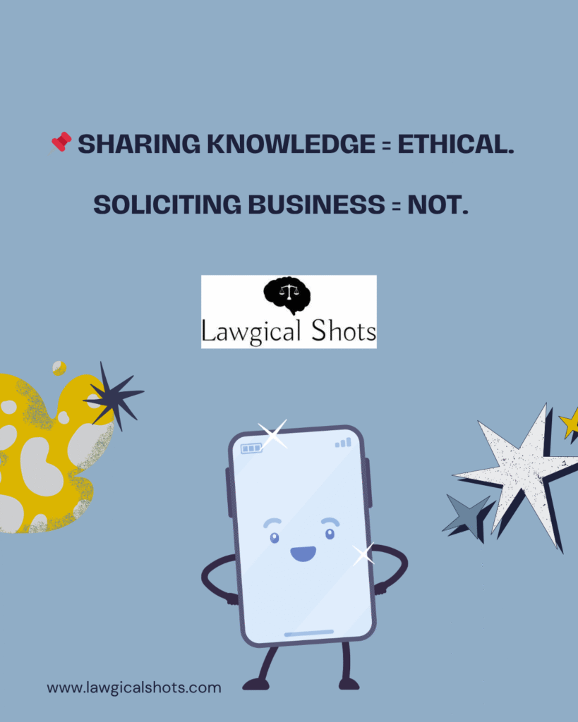Contact Lawgical Shots for Advocates who cannot advertise