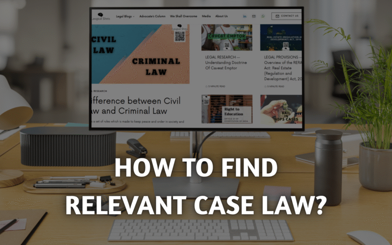 how to find relevant case law