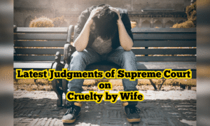 judgments on cruelty by wife