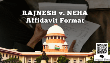 Rajnesh vs Neha affidavit