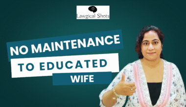 maintenance for educated wife