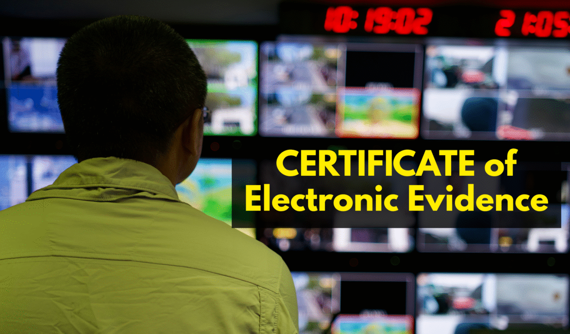 certificate of electronic evidence