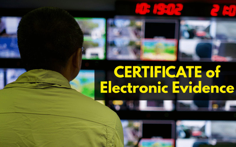 certificate of electronic evidence