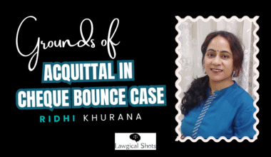 acquittal grounds for cheque bounce