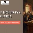 court holidays in india