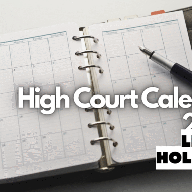 High Court calendar